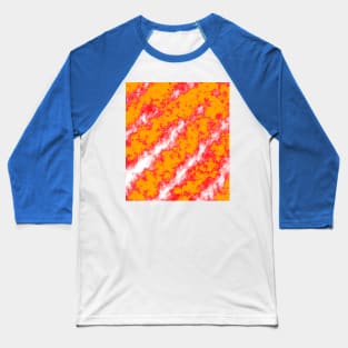 white, red and orange colors Baseball T-Shirt